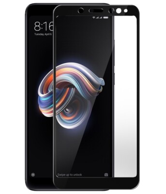 TEMPERED GLASS FULL COVERAGE CURVED SCREEN PROTECTOR For XIAOMI REDMI 5 PLUS LCD