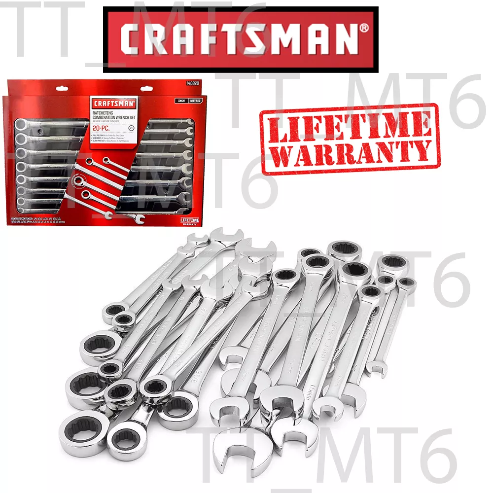 Craftsman 20 outlet piece wrench set