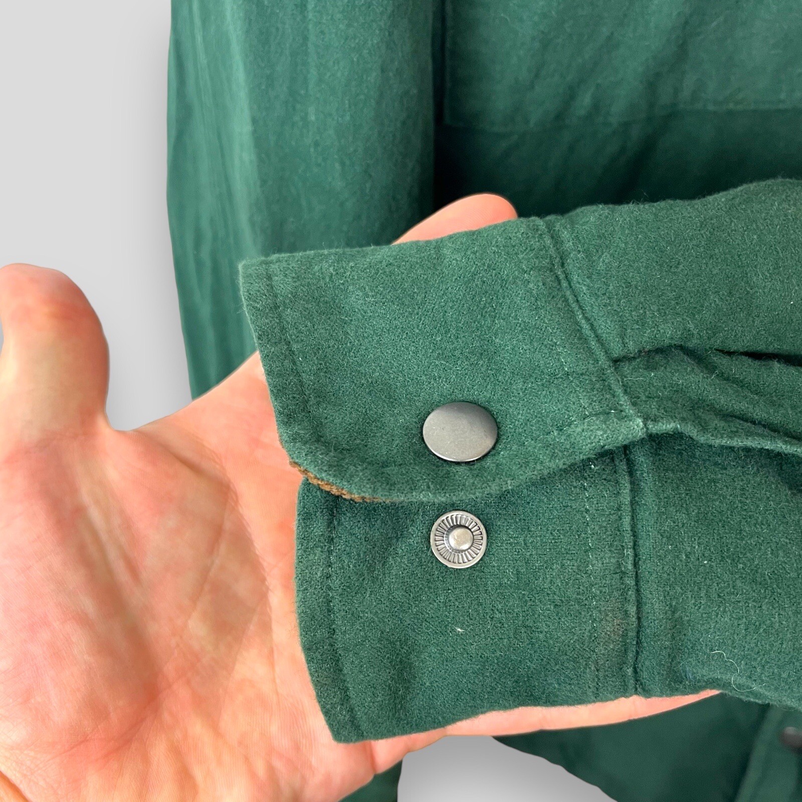 Mens Lands End Chore Jacket Barn Field Workwear Cordu… Gem