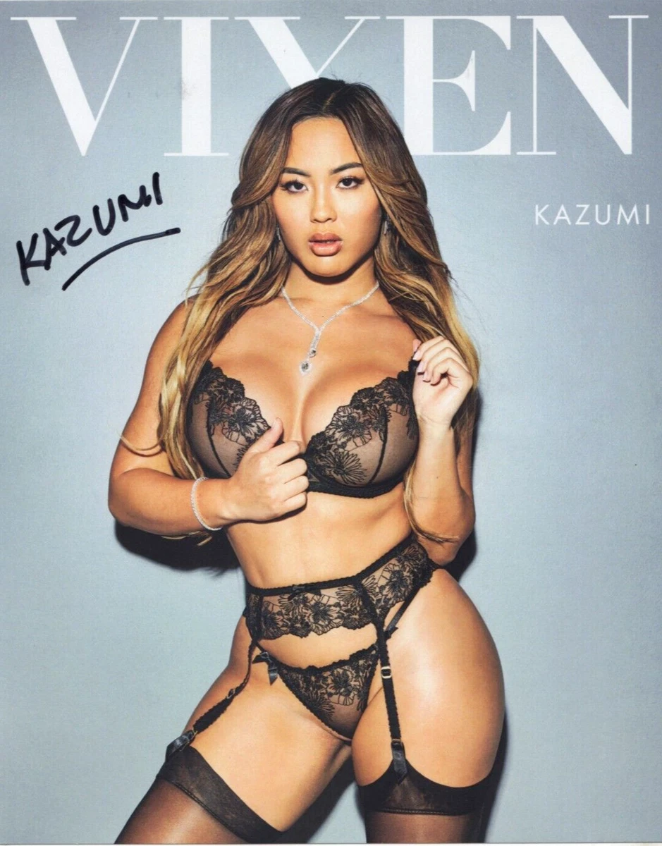 KAZUMI Rare 2023 Signed 8x10 VIXEN Promo Photo! Autograph AVN | eBay