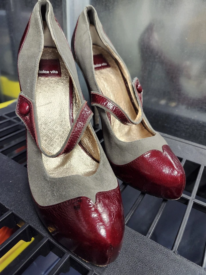 Dolce Vita Womens Heart Pointed Toe Suede Leather High Heels Pumps Size 9 - Image 2 of 4