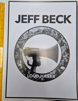 JEFF BECK - LOUD HAILER 2: MUSIC ADVERT POSTER 12x9 IN: WALLART  