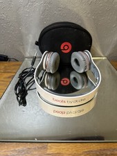 Beats by Dre Monster Solo HD Wired On-Ear White Red Headphones With Case Tested