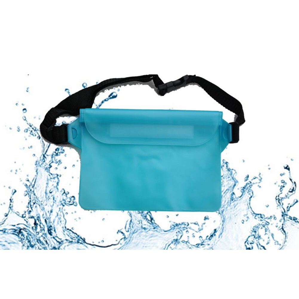 Waterproof Pouch Dry Bag Fanny Pack WaistStrap Underwater Swimming