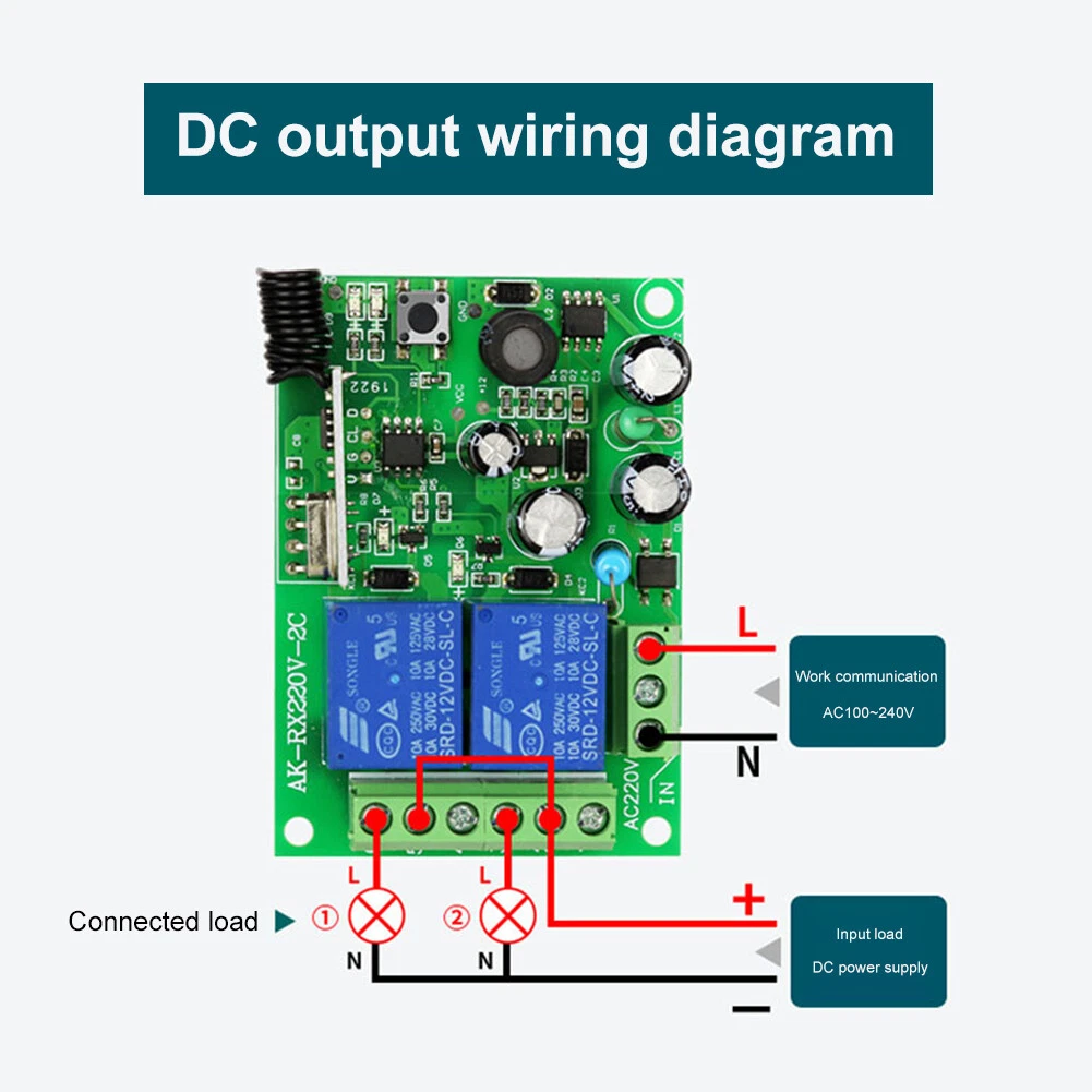 2 way 2024 remote control switch