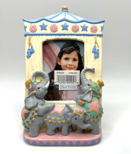Vintage Holson Circus Elephants Theme 3D Picture Frame, 2x3" Photo