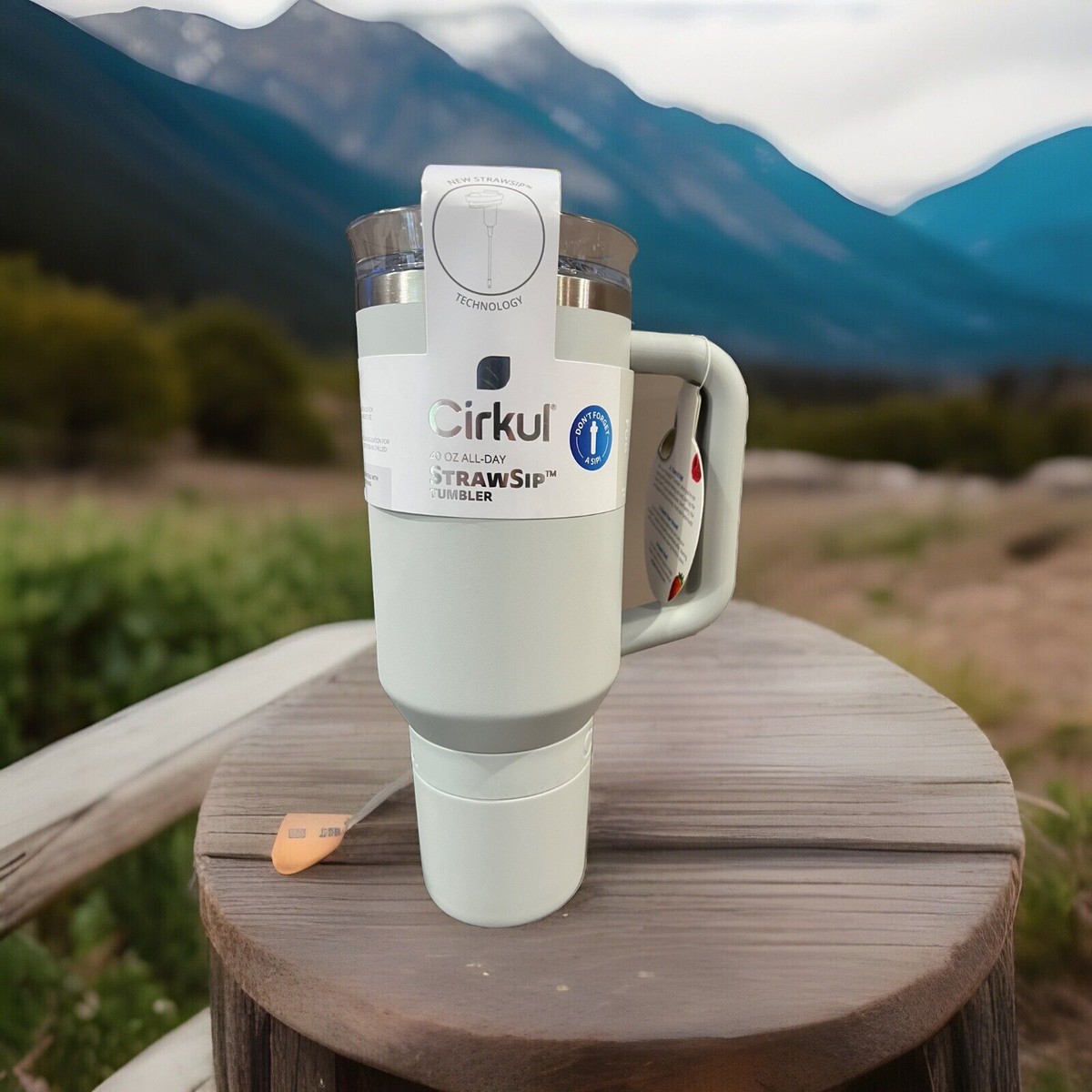 Cirkul 40oz All-Day StrawSip Stainless Steel Tumbler, (FOG) NEW | eBay