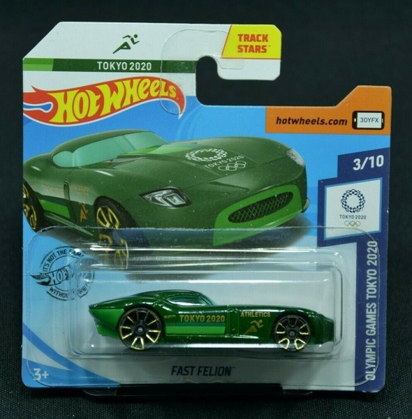 Hot Wheels 2020 Fast Felion GHC93 #203 Hw Olympic Games Tokyo Neu Ovp-image