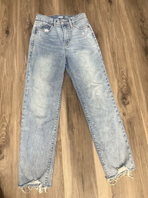 old navy sky hi straight jeans