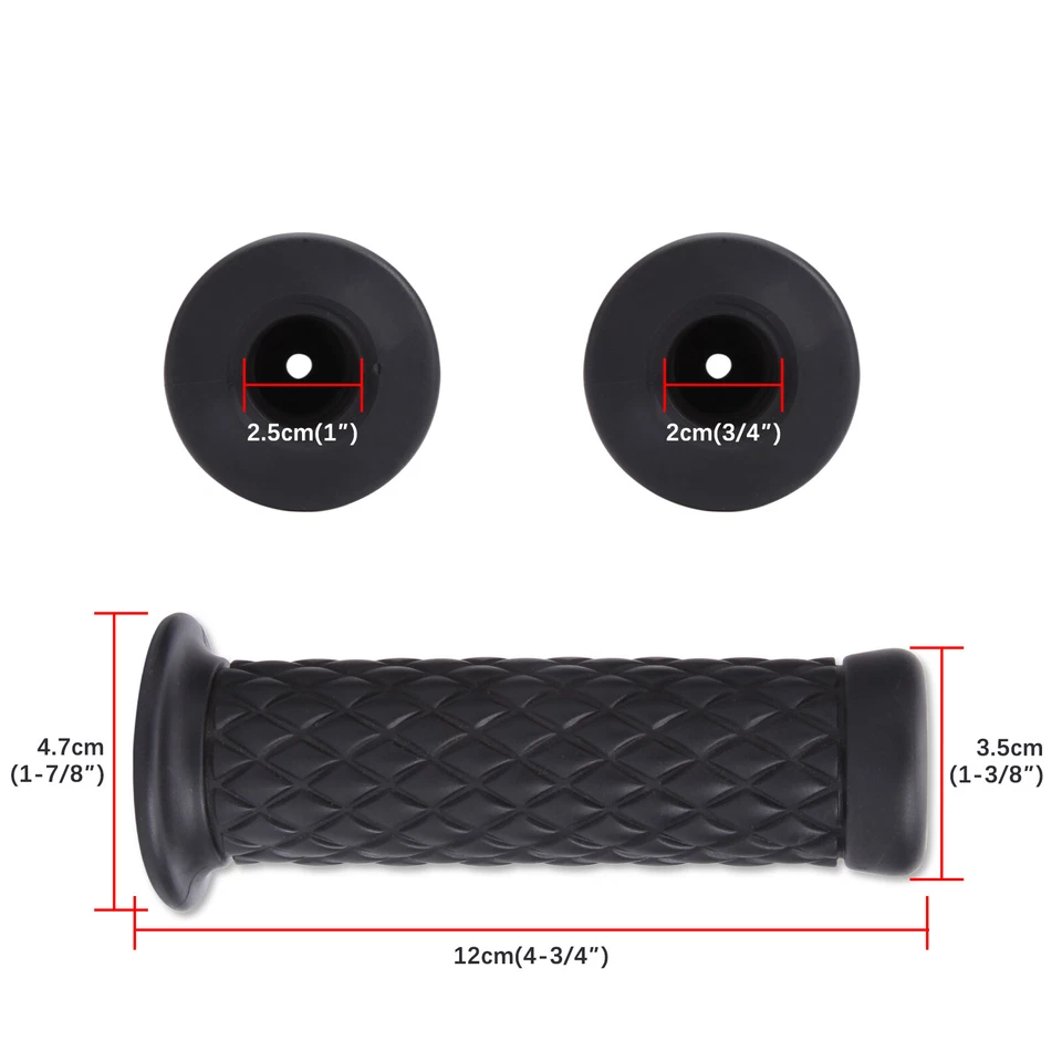Manillar de gel de goma de 7/8" para moto Ducati Honda Suzuki Yamaha Foto 2 de 4
