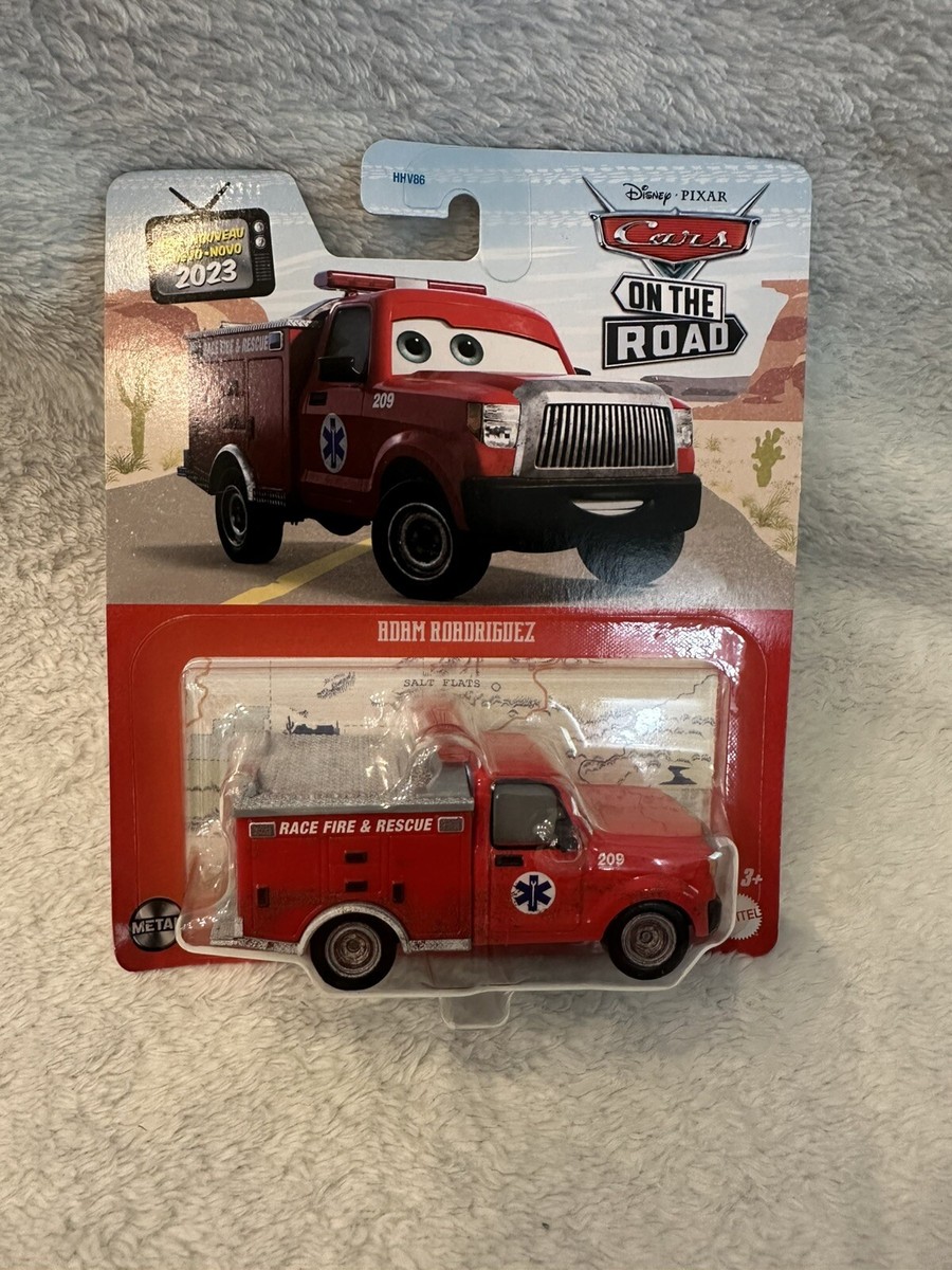 Disney Pixar Cars On The Road Adam Roadriguez Race Fire & Rescue
