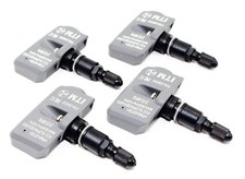 4 Tpms Tire Pressure Sensors For Chevrolet Camaro Matte Black Valve Stems 4 Tpms Tire Pressure Sensors For Chevrolet Camaro Matte Black Valve Stems