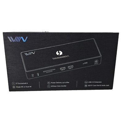 IVIIN Thunderbolt 4 16-in-1 USB-C Docking Station Black (T4807)