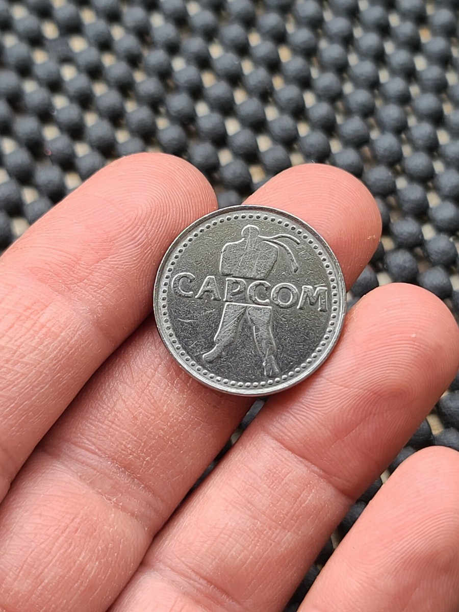 Capcom Plaza Arcade Token Coin Street Fighter Rare Promo