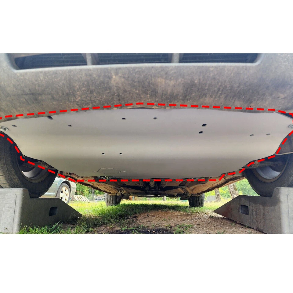 Aluminum Skid Plate Belly Pan For 1999-2010 VW Volkswagen Golf Jetta MK4 Beetle — 第 3/4 张图片