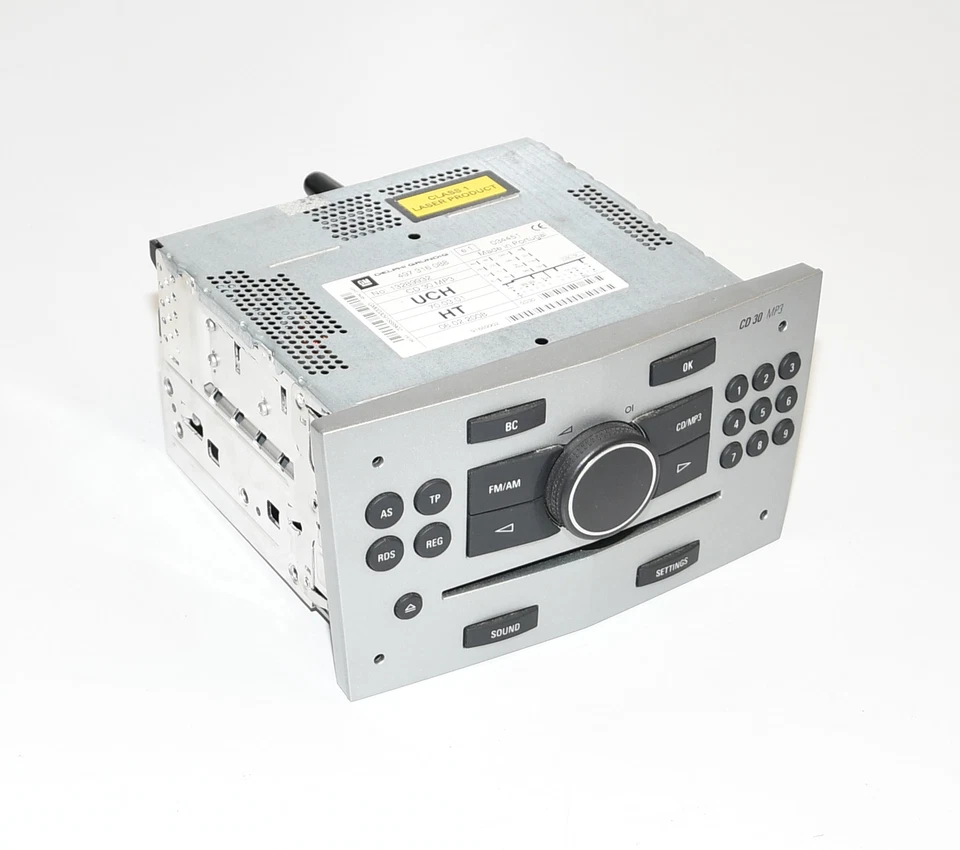 Autoradio CD-Radio  CD 30 13289932 nicht entheirat Zafira B Original Delphi - Bild 2 von 4