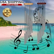 Wind Chimes Large Deep Tone Chapel Bells 12 Tubes Outdoor Garden Home Decor Gift