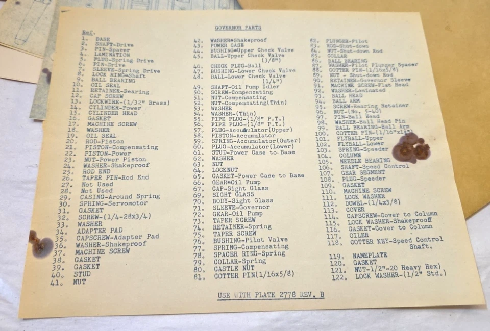 1950s Boston & Maine RR Diesel School EMD F-7 F-3 Throttle Control Training Docs - Image 3 of 4