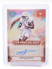 JERRICK GIBSON 2025 BOWMAN UNIVERSITY'S BEST OF 2025 AUTO #BOA-JG TEXAS Q2550