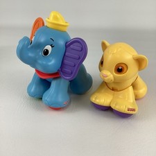 Fisher Price Amazing Animals Disney Baby Clicking Toys Dumbo Lion King Simba