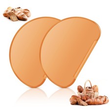 Bowl Scraper 2PCS Silicone Bread Dough Scraper Bowl Spatula Curved Edge Flexi...
