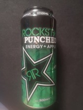 ☆ Napój energetyczny, Rockstar Energy, Dziurkowane jabłko (stare) (ger) pełne, ☆