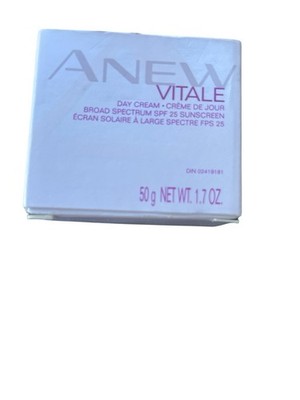 Avon Anew Vitale Day Cream 1.7 oz Full Size SPF 25-Retired Product Exp 8/2017