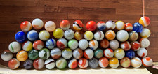 Lot of 62 Vintage Akro Agate Marbles