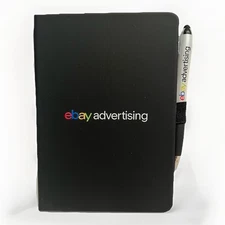 eBay Journal Notebook Black with eBay Ballpoint Pen eBay Advertising Reseller