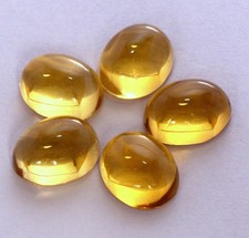 AAA Citrine Oval Cabochon 5x7mm Wholesale For Making Jewelry