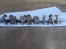 1973 Chrysler Imperial Rear Quarter Script Lettering
