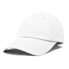 DALIX Infant Baseball Hat Baby Cap Tiny Extra Small Girls 0-18 Months, White