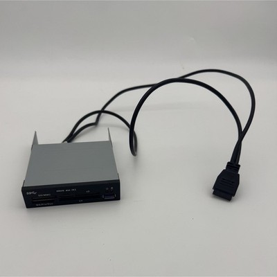 SilverStone Front Bay Multi Card Reader, SST-FP37 3.5in USB SD MMC MicroSD MS