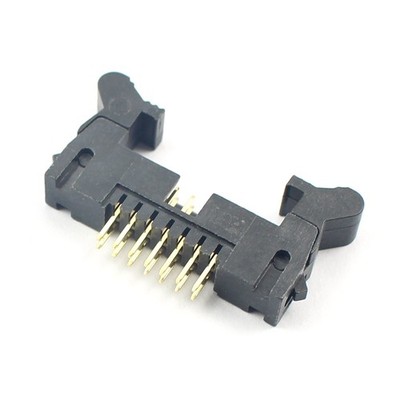 5Pcs 2mm Pitch 2x7 14 Pin Male Straight Ejector Header Connector With Latch