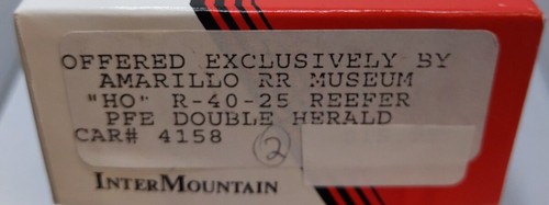 InterMountain 4158 HO Pacific Fruit Express R-40-25 Frigorífico Doble Herald Coche Kit | Zustand: New