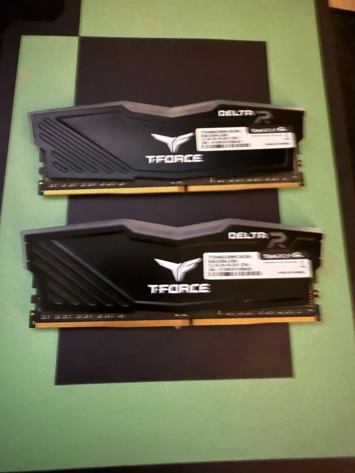 Team T-Force Delta RGB DDR4 16GB RAM (2x8GB) 3200MHz CL16 - Open Box, Never Used - Image 2 of 2