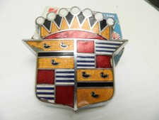 1948 1949 Cadillac Hood Badge Emblem 1948 1949 Cadillac Hood Badge Emblem