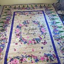 Handmade Prayer Quilt, Scripture Quilt, Mothers Day Gift, Nursing Home Gift, Sun