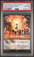 Disney Lorcana - Look At This Family - Enchanted - PSA 10