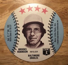 1976 Isaly Disc ~Brooks Robinson - Baltimore Orioles~ HOF
