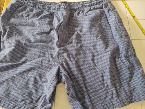 Vintage Men's Cherokee Plaid Cotton Shorts With Drawstring Waist - Picture 1 of 6
