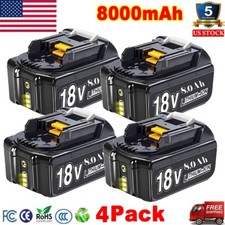 For Makita 8.0AH 18V Lithium-Ion tool Battery BL1860B BL1850 BL1840 BL1830