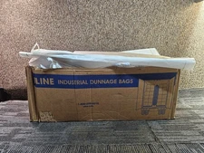 (QTY 10) ULINE S-14351 - 36 x 66" 12 mil Industrial Dunnage Bags, Reusable