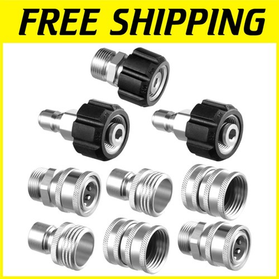 #ad #ad Stainless Steel Pressure Washer Adapter Set $79.14