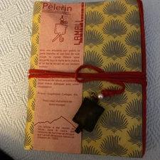 Pelerin Lamali Nepal Handmade lokta paper Pilgrim Travel Journal w/amulet