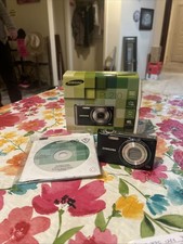 Samsung PL Series PL210 14.2MP Digital Camera - Blue, Battery, Box, Charger