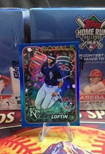 2024 Topps Holiday - Nick Loftin #H30 Blue Metallic Glitter (RC)