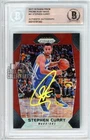 Stephen Curry 2017-18 Panini Prizm Ruby Wave Autograph Card #41 BAS (Yellow)