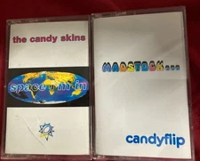 THE CANDY SKINS - "SPACE I'M IN” & CANDYFLIP “MADSTOCK” VTG 90s CASSETTE TAPES