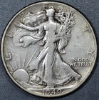 1940 50C WALKING LIBERTY SILVER HALF DOLLAR KM# 142 Circulated A6338
